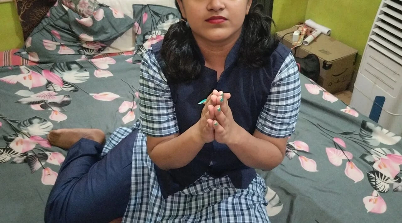 Cheating Stepsister fucked by a huge Indian Dick